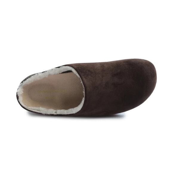 Woman by Common Projects 6166 Shearling Clogs in Coffee 40 - Picture 2 of 5